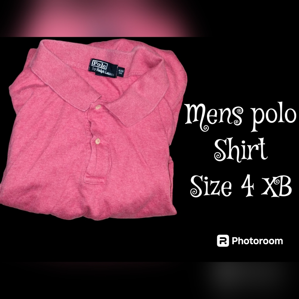 Mens polo shirt size 4xb